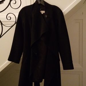 Laundry Black Wool Peacoat